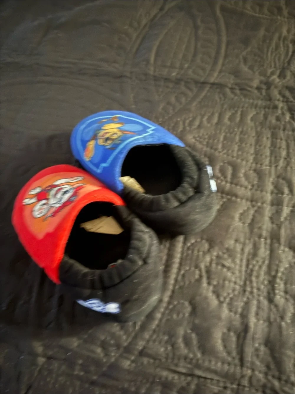 Paw Patrol Kids Slip-On Slippers in Red and Blue